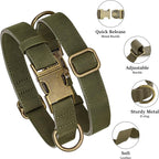 Didog Soft PU Leather Dog Collar, Stylish Quick Released Dog Collar - Image 2