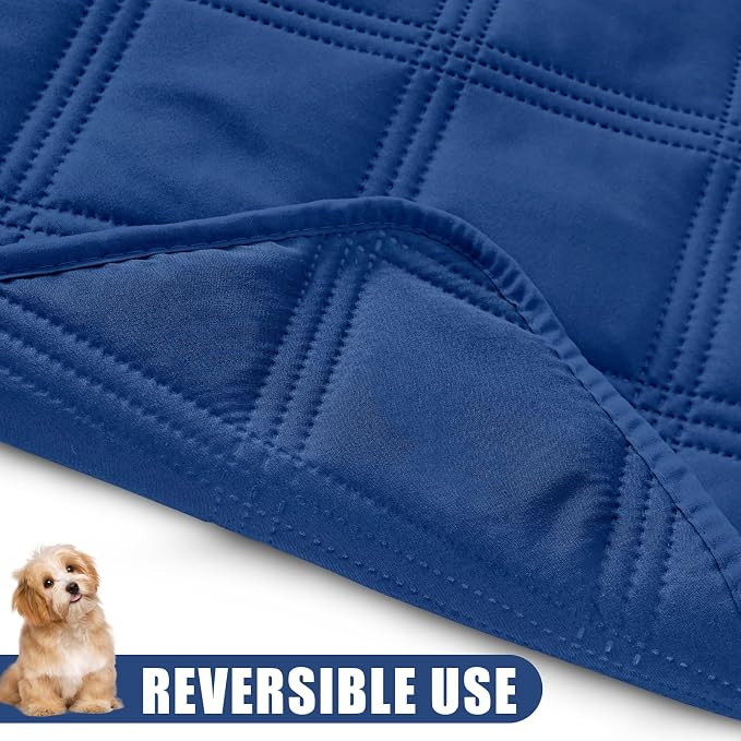 Smiry Waterproof Dog Bed Cover Blanket 40x80, Soft Reversible Pet Blanket - Image 3