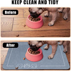 YCT Cat Pet Food Mat, Cat Feeding Mat, Non-Slip Bottom Absorbent Pet Mat - Image 6