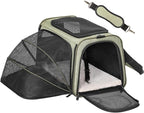 Petsfit Expandable Cat Carrier Dog Carrier, Airline Approved Soft-Sided - Image 2