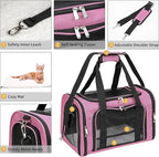 Soft-Sided Cat/Dog/Pet Carrier, Collapsible Pets Travel Carriers - Image 4