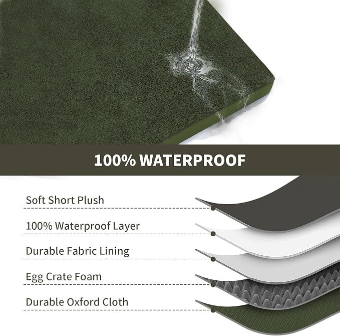Orthopedic Dog Bed for Large Dogs, Plush Washable Pet Bed for Large Size Dogs - Image 5