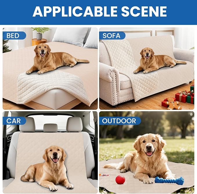 Waterproof Couch Covers for Pets, Waterproof Dog Bed Cover, Anti-Slip Soft Dog - Image 5