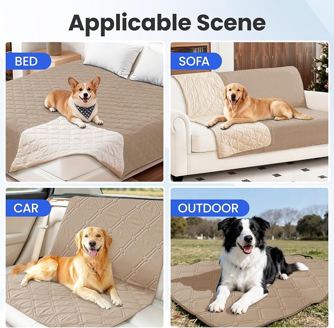 Waterproof Couch Covers for Pets, Waterproof Dog Bed Cover, Anti-Slip Soft Dog - Image 5