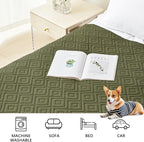 hyha Waterproof Dog Blanket, Soft Dog Bed Cover Pet Blankets, Waterproof Sofa - Image 7