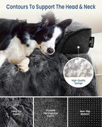 Calming Medium Dog Bed for Couch, 35 x 31 inch Removable Couch Cover for Dogs - Image 2