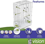 Vision M02 Wire Bird Cage, Bird Home - Image 3