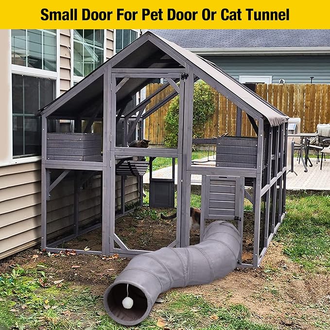 Aivituvin Cat House Outdoor Catio Kitty Enclosure - Image 5