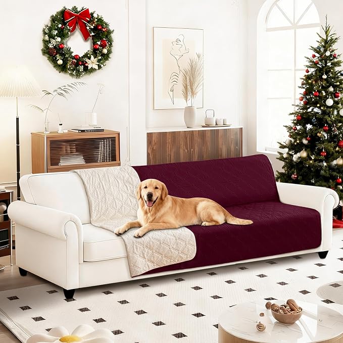 Waterproof Dog Bed Cover, Non-Slip Dog Blanket by CYCMACOHOME