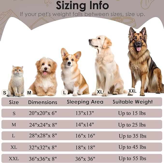 28in Large Dog Bed, Medium Size Dog and Cats, Calming Donut Bed - Image 2