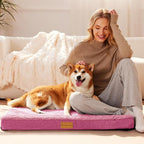 Patas Lague Orthopedic Dog Bed Medium Size Dog 30''X20'', Soft Comfortable - Image 2
