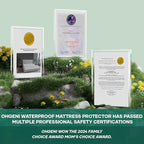 OhGeni 100% Waterproof Mattress Protector, California King-Gray, Fits 6"-20" - Image 8