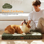 FUKUMARU Dog Bed, Thickened Corduroy Orthopedic Dog Beds - Image 2