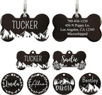 Ultra Joys Stainless Steel Pet ID Tag Dog Name Tags Personalized Front and Back by UltraJoys