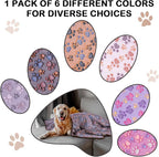 Dono 1 Pack 6 Dog Blankets, Soft Fluffy Fleece Pet Blanket Warm Sleep Mat Paw - Image 5