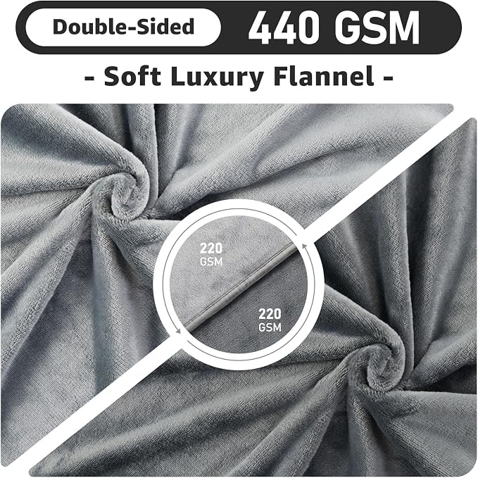 LOOBANI Waterproof Dog Blanket for Couch: Reversible Flannel Bed Blanket for - Image 5
