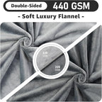 LOOBANI Waterproof Dog Blanket for Couch: Reversible Flannel Bed Blanket for - Image 5