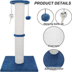 Cat Scratching Post 34 Inches Heavy Duty and Thicker Cat Scratching Post Sisal - Image 6