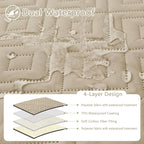 hyha Waterproof Dog Blanket, Soft Dog Bed Cover Pet Blankets, Waterproof Sofa - Image 2