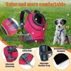 YUDODO Dog Front Carrier Backpack, Adjustable Breathable Pet Carrier - Image 3