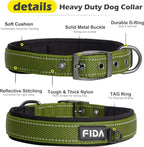 Fida Heavy Duty Dog Collar for Large Dogs, Ultra Comfortable Soft Neoprene - Image 2
