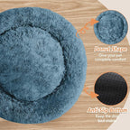 JOLLYVOGUE Calming Dog Bed Medium Size Dog, Anti-Anxiety Donut Medium Pet Bed - Image 3