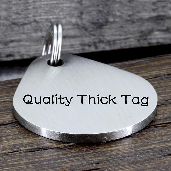 Ultra Joys Dog ID Tag, Custom Dog Tag Personalized Cat Tag, Pet ID Tag - Image 8