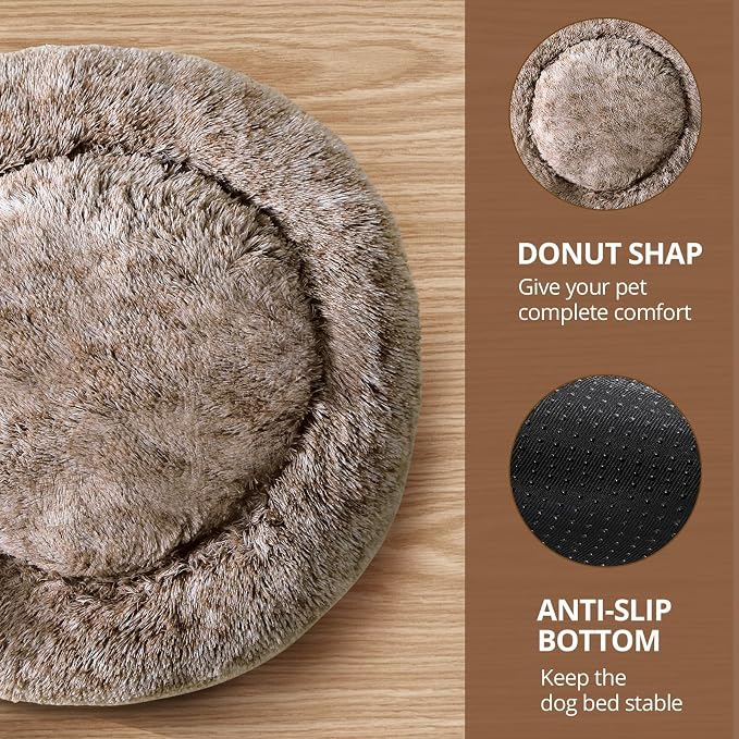 JOLLYVOGUE Calming Dog Bed for Small Dogs - Image 3