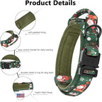 DAGANXI Tactical Dog Collar, Adjustable Military Training Nylon Dog Collar - Image 3