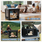 DUMOS Dog Crate 30 Inch Travel Cat Pet Carrier - Image 7