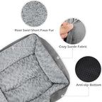 INVENHO XX-Large Dog Bed Rectangle Washable Orthopedic Soft Calming Sleeping - Image 4