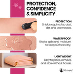 SILLY LEGACY Thin Reversible Waterproof Protective Cover or Liner - Image 4