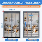 Upgraded PET Mesh Magnetic Screen Door Stronger Than Fiberglass and Polyester - Image 2