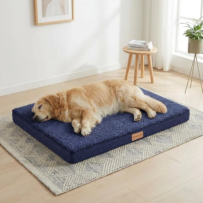 Patas Lague Orthopedic XL Dog Bed Large Sized Dog 48''X30'', Soft Waterproof by PatasLague