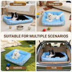 MIHIKK Rectangle Dog Beds for Large Dogs & Cats, Orthopedic Sleeping Pet Bed - Image 6