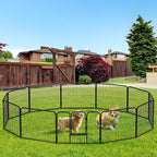 BestPet | Dog Playpen | 24 Inch, 12 Panels | Heavy Duty Metal Pet Exercise Pen - Image 2