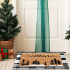 Tinideya 2 Pcs Door Mat Welcome Non Slip Coir Mats Floor Layering Doormats - Image 7