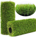 Artificial Grass Rug Outdoor Indoor 9FTX63FT Fake Grass Carpet Green Synthetic by NINXIANG