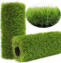 Artificial Grass Rug Outdoor Indoor 9FTX44FT Fake Grass Carpet Green Synthetic by NINXIANG