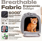 Pet Carrier for Cats, Guinea Pigs – Airline Approved Soft-Sided Travel Bag - Image 6