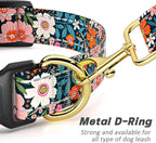 Reflective Dog Collar for Large Dogs, Cute Flower Theme Adjustable Heavy-Duty - Image 5