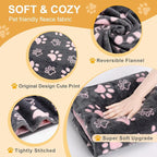 Dog Blankets for Large Dogs, Washable Pet Blanket, Soft Crate Bed - Image 3