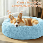 JOLLYVOGUE Calming Dog Bed Medium Size Dog, Anti-Anxiety Donut Medium Pet Bed - Image 4
