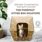 Tallest Disposable Cat Litter Box 15 Trays 2 Trays Litter Box Low Entry - Image 5