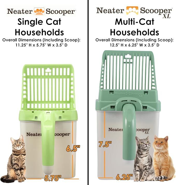 Neater Pet Brands Neater Scooper XL Cat Litter Scoop, 15 Refill Bags – - Image 5