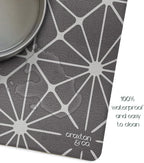 CROXTON & CO. Non-Slip Faux Leather Pet Feeding Mat - Image 4