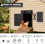 Automatic Chicken Coop Door, Large Size Solar Powered Coop Door - Image 2