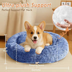 JOLLYVOGUE Calming Dog Bed Medium Size Dog, Anti-Anxiety Donut Medium Pet Bed - Image 4