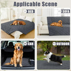 Smiry Waterproof Dog Bed Cover Blanket 30x53, Soft Reversible Pet Blanket - Image 5