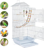 Yaheetech 39-inch Roof Top Medium Parakeet Bird Cages - Image 3